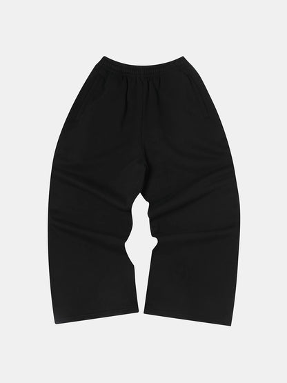 600 GSM BAGGY FIT 'BLACK' PANTS