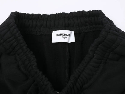 600 GSM BAGGY FIT 'BLACK' PANTS