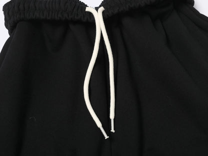 600 GSM BAGGY FIT 'BLACK' PANTS