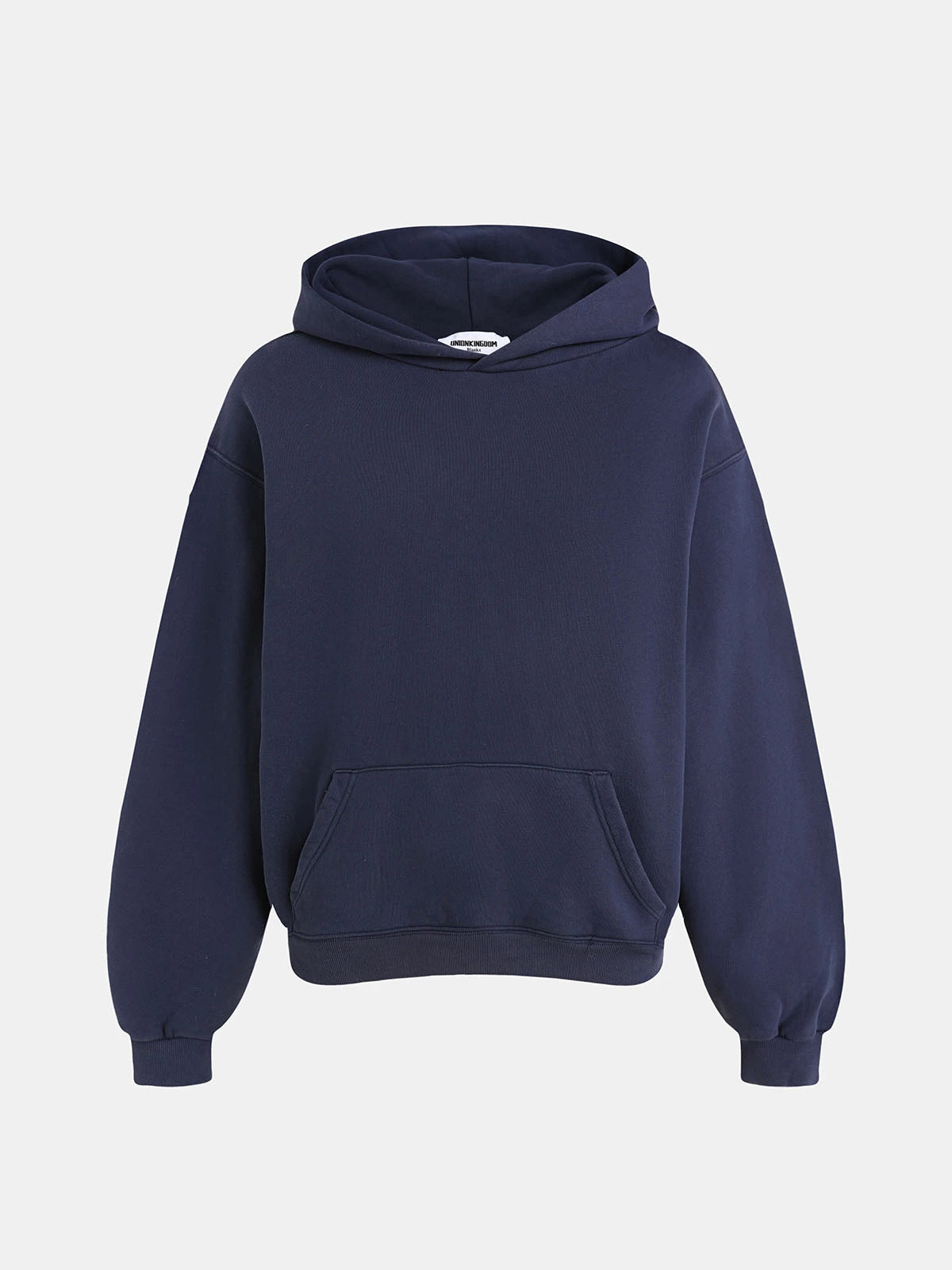 480 GSM FLEECE CROPPED FIT 'NAVE BLUW' HOODIE