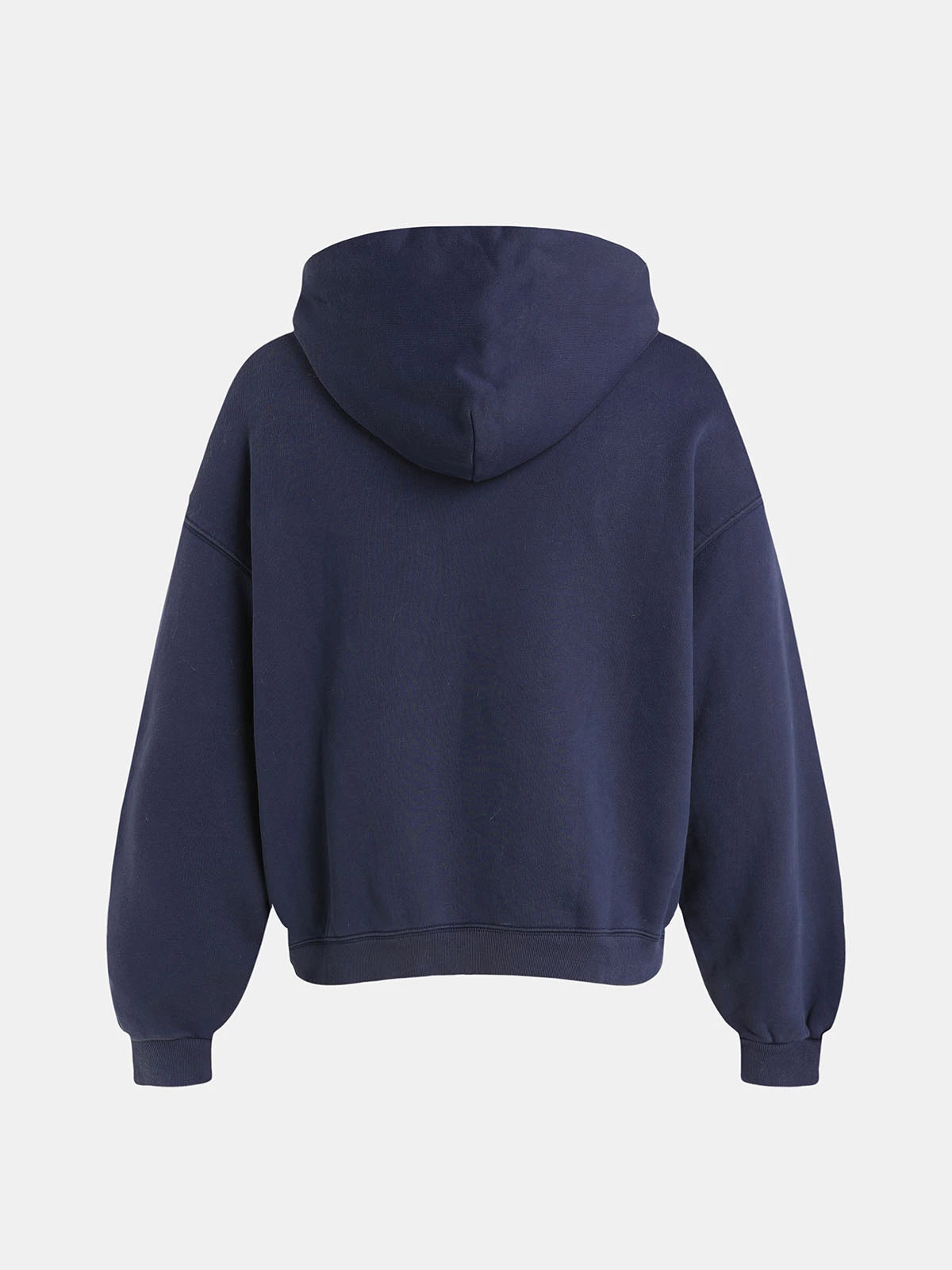 480 GSM FLEECE CROPPED FIT 'NAVE BLUW' HOODIE