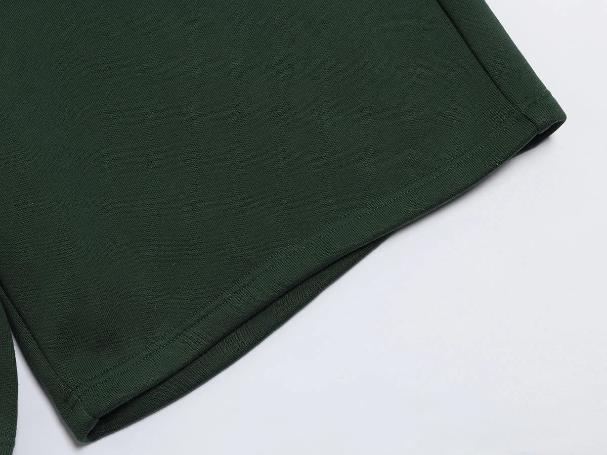 520 GSM COZEY BAGGY 'DARK GREEN' SHORTS
