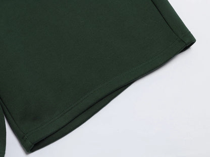 520 GSM COZEY BAGGY 'DARK GREEN' SHORTS