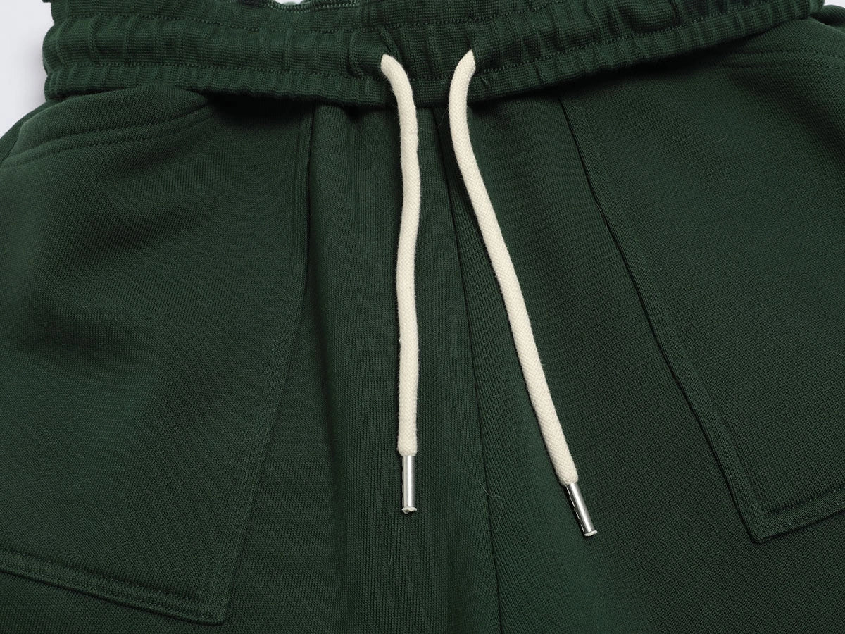 520 GSM COZEY BAGGY 'DARK GREEN' SHORTS