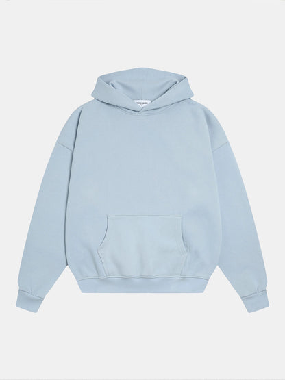 520 GSM BOXY CROPPED FIT 'LIGHT BLUE' HOODIE
