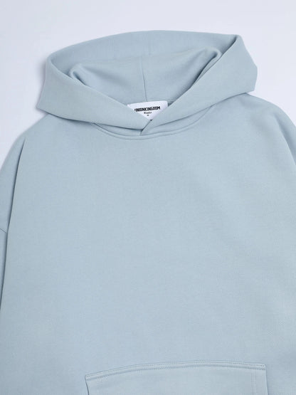 520 GSM BOXY CROPPED FIT 'LIGHT BLUE' HOODIE