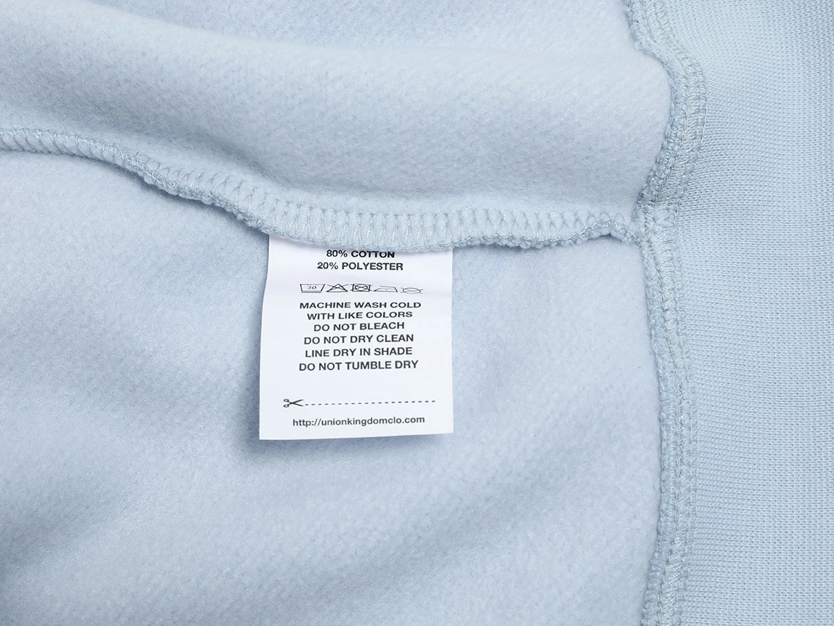 520 GSM BOXY CROPPED FIT 'LIGHT BULE' ZIP-UP HOODIE