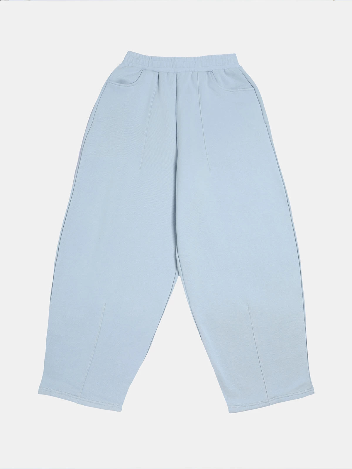 520 GSM COZY BAGGY 'LIGHT BULE' STRAIGHT PANTS