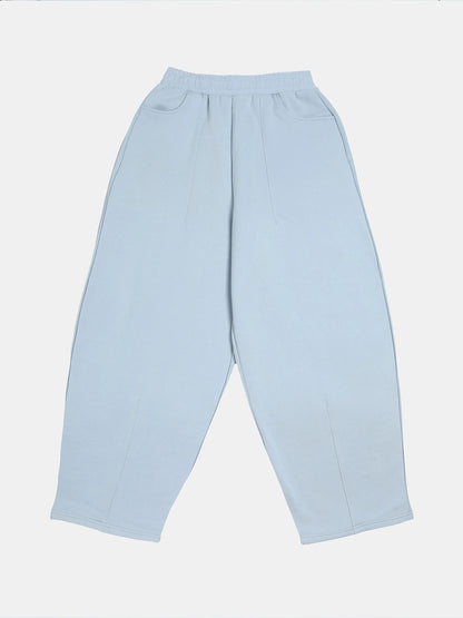 520 GSM COZY BAGGY 'LIGHT BULE' STRAIGHT PANTS