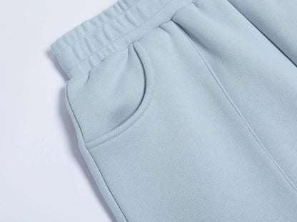 520 GSM COZY BAGGY 'LIGHT BULE' STRAIGHT PANTS