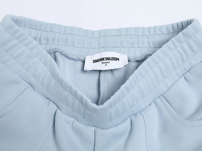 520 GSM COZY BAGGY 'LIGHT BULE' STRAIGHT PANTS