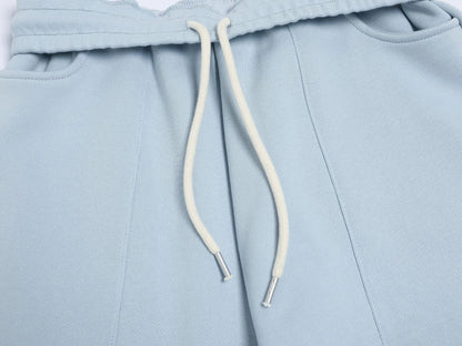 520 GSM COZY BAGGY 'LIGHT BULE' STRAIGHT PANTS