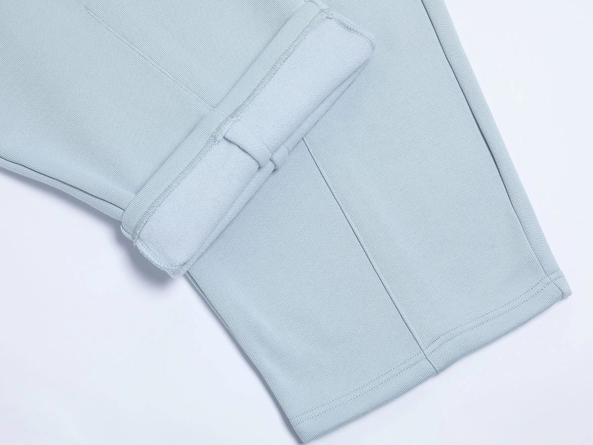 520 GSM COZY BAGGY 'LIGHT BULE' STRAIGHT PANTS