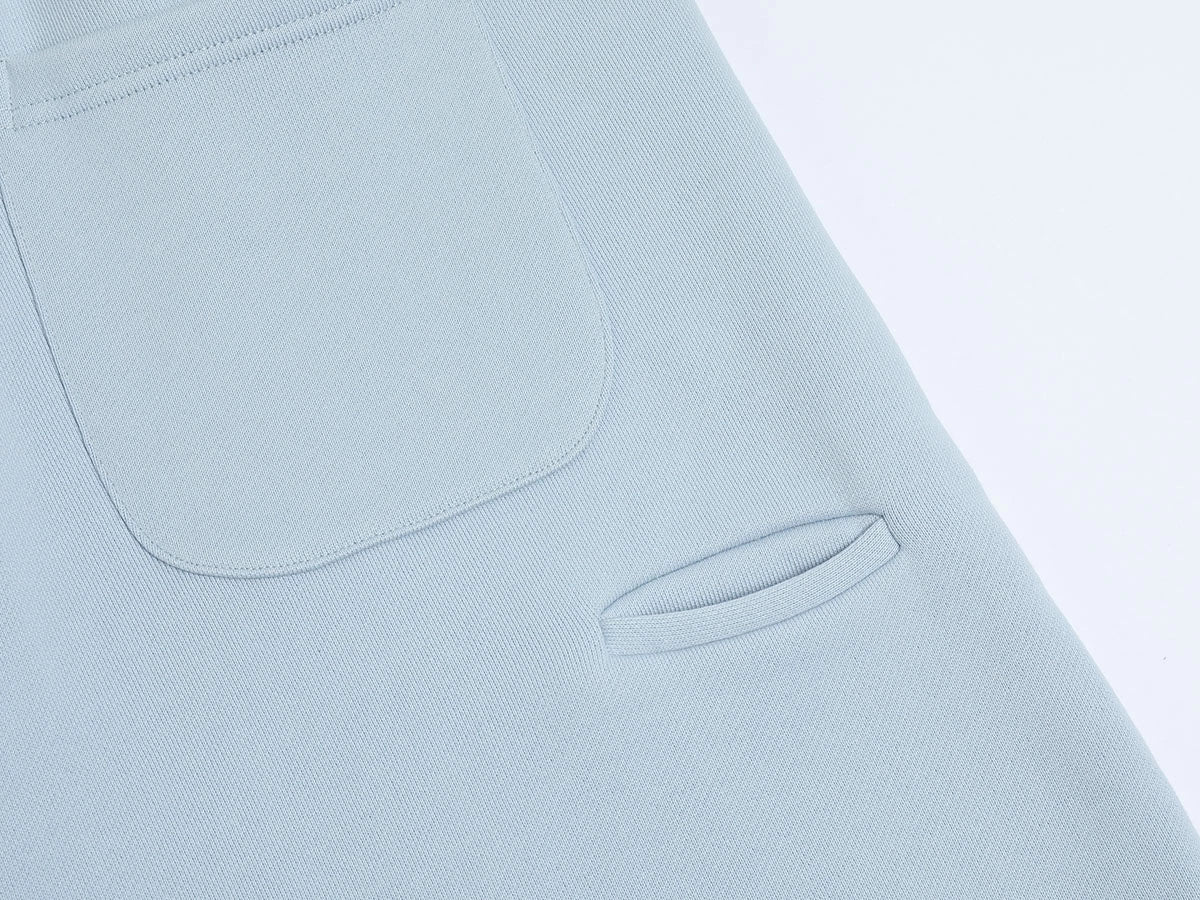 520 GSM COZY BAGGY 'LIGHT BULE' STRAIGHT PANTS