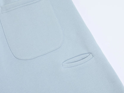 520 GSM COZY BAGGY 'LIGHT BULE' STRAIGHT PANTS