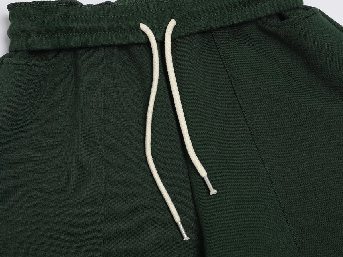 520 GSM COZY BAGGY 'DARK GREEN' STRAIGHT PANTS