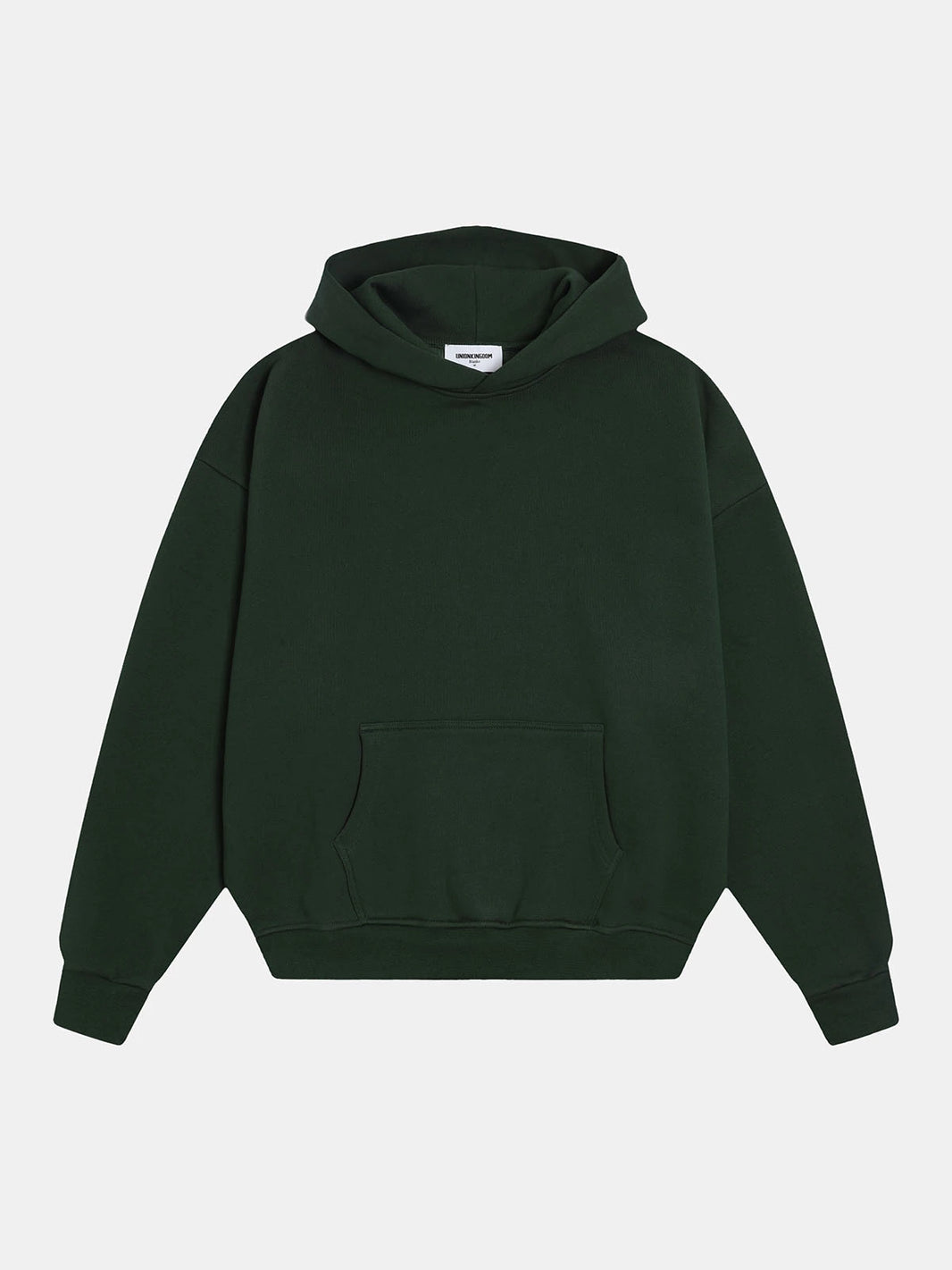 520 GSM BOXY CROPPED FIT 'DARK GREEN' HOODIE