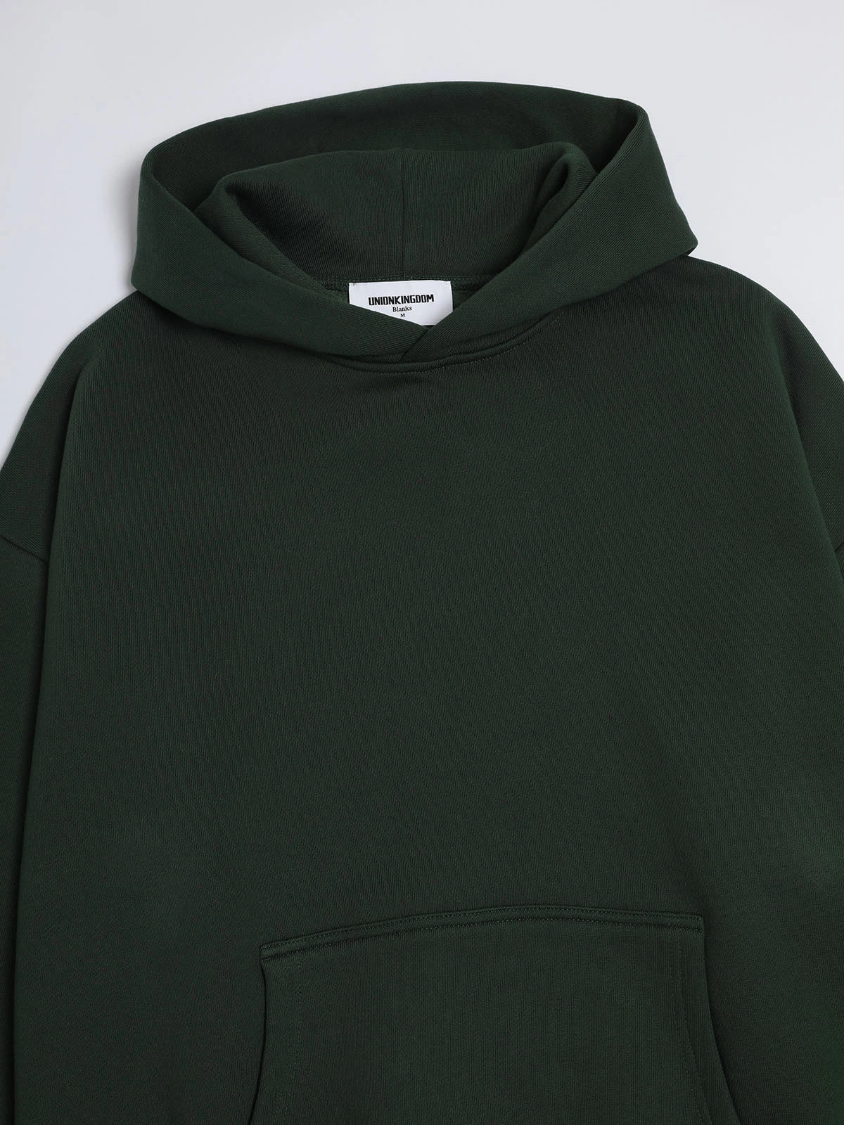 520 GSM BOXY CROPPED FIT 'DARK GREEN' HOODIE