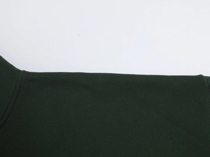 520 GSM BOXY CROPPED FIT 'DARK GREEN' HOODIE