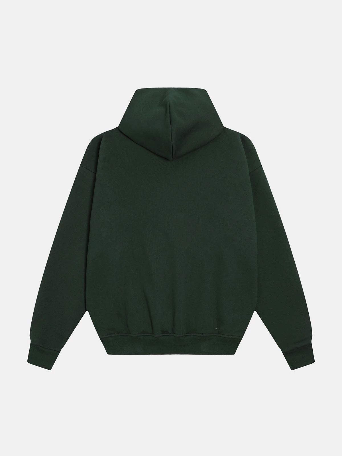 520 GSM BOXY CROPPED FIT 'DARK GREEN' HOODIE
