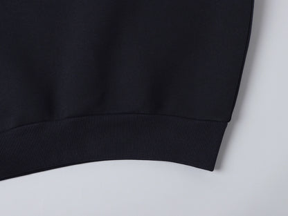 630 GSM BOXY CROPPED FIT 'NAVY BLUE' CREWNECK