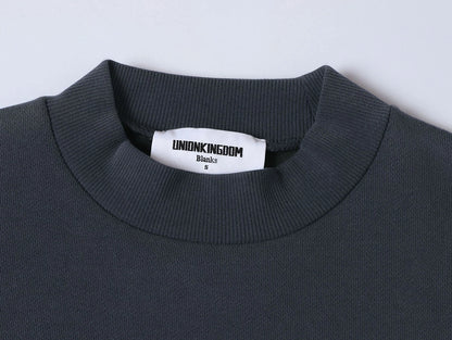 630 GSM BOXY CROPPED FIT 'STONE COAL' CREWNECK