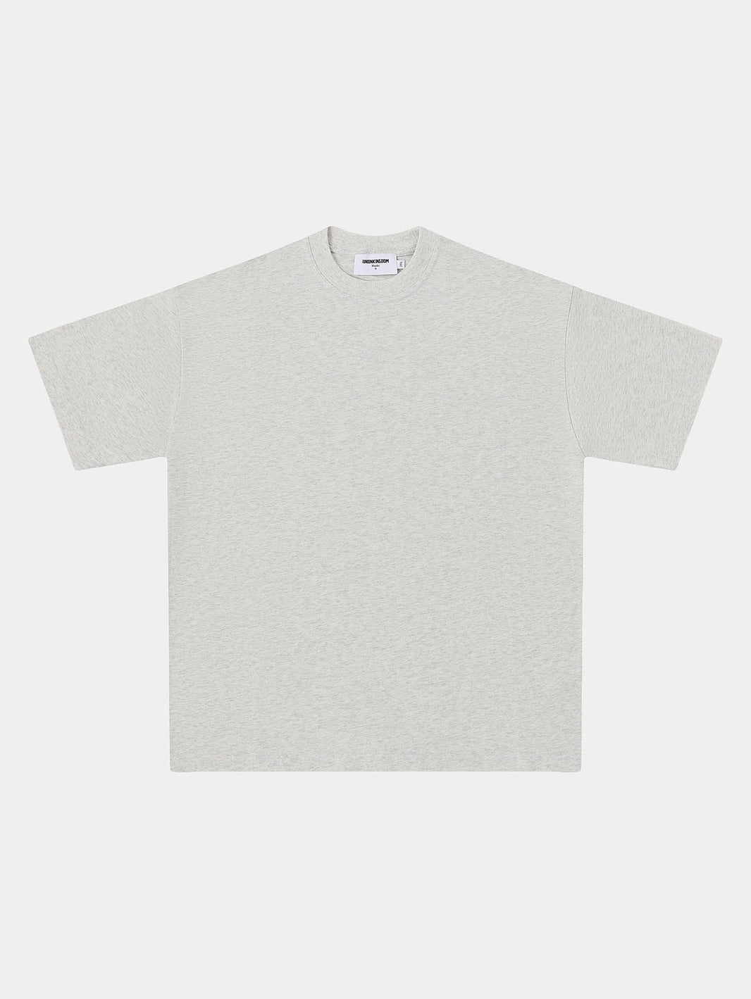 220 GSM LOOSE FIT 'LIGHT FLOWER GRAY' T-SHIRT