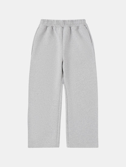 630 GSM LOOSE FIT 'FLOWER GRAY' PANTS
