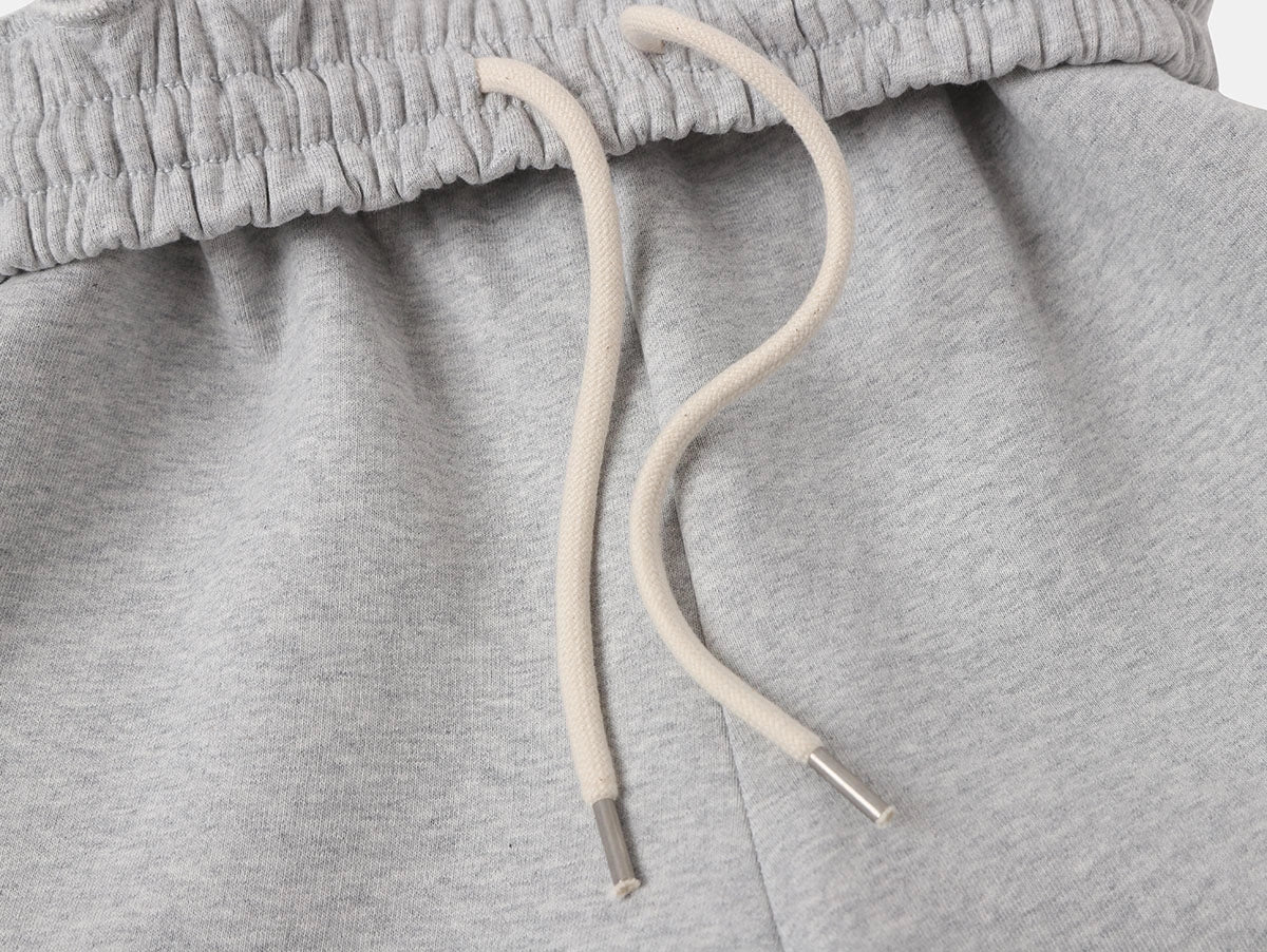630 GSM LOOSE FIT 'FLOWER GRAY' PANTS
