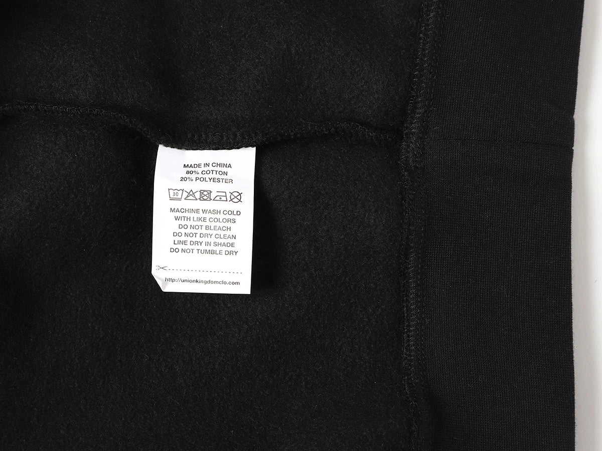 520 GSM BOXY CROPPED FIT 'BLACK' ZIP-UP HOODIE