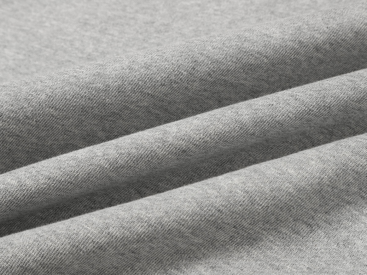 520 GSM BOXY CROPPED FIT 'FLOWER GRAY' HOODIE