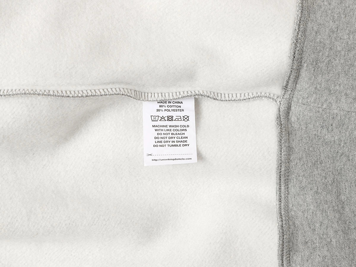 520 GSM BOXY CROPPED FIT 'FLOWER GRAY' HOODIE