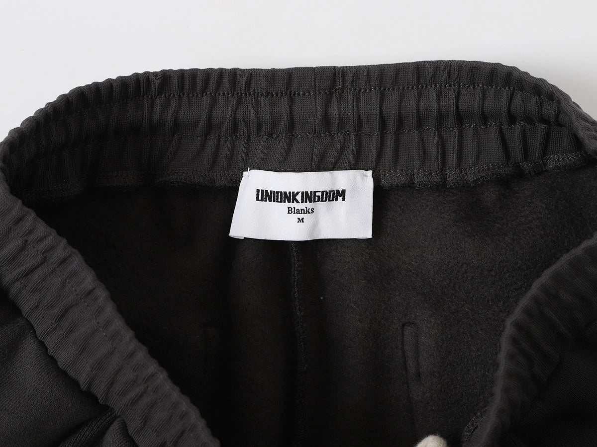 520 GSM COZY BAGGY 'DARK GRAY'  STRAIGHT PANTS