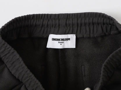 520 GSM COZY BAGGY 'DARK GRAY'  STRAIGHT PANTS