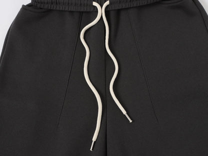 520 GSM COZY BAGGY 'DARK GRAY'  STRAIGHT PANTS