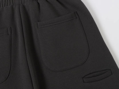 520 GSM COZY BAGGY 'DARK GRAY'  STRAIGHT PANTS
