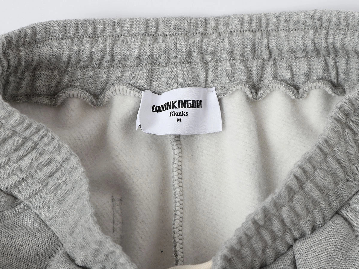 520 GSM COZY BAGGY 'FLOWER GRAY' JOGGER