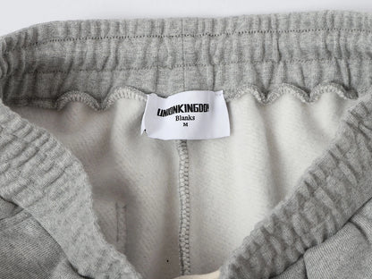 520 GSM COZY BAGGY 'FLOWER GRAY' JOGGER