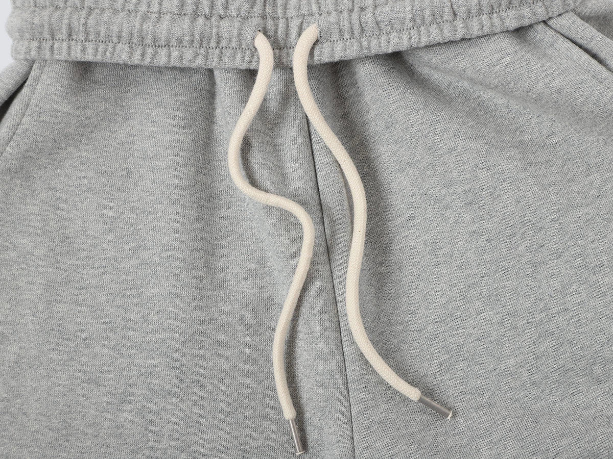 520 GSM COZY BAGGY 'FLOWER GRAY' JOGGER