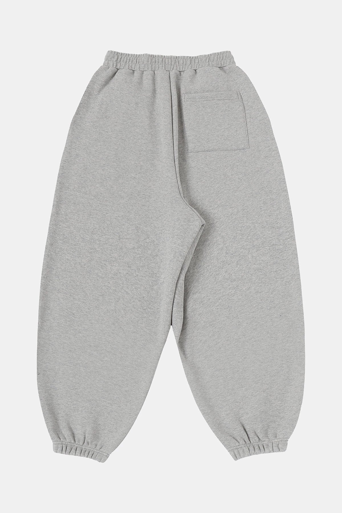 520 GSM COZY BAGGY 'FLOWER GRAY' JOGGER