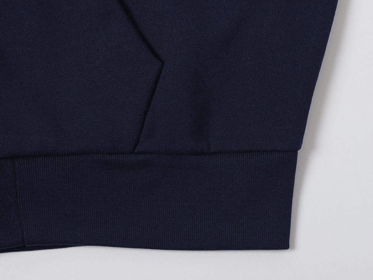 480 GSM BOX 'NAVY BLUE' ZIP-UP HOODIE