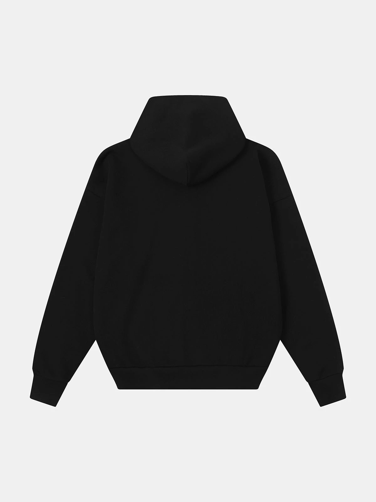 480 GSM BOX 'BLACK' ZIP-UP HOODIE