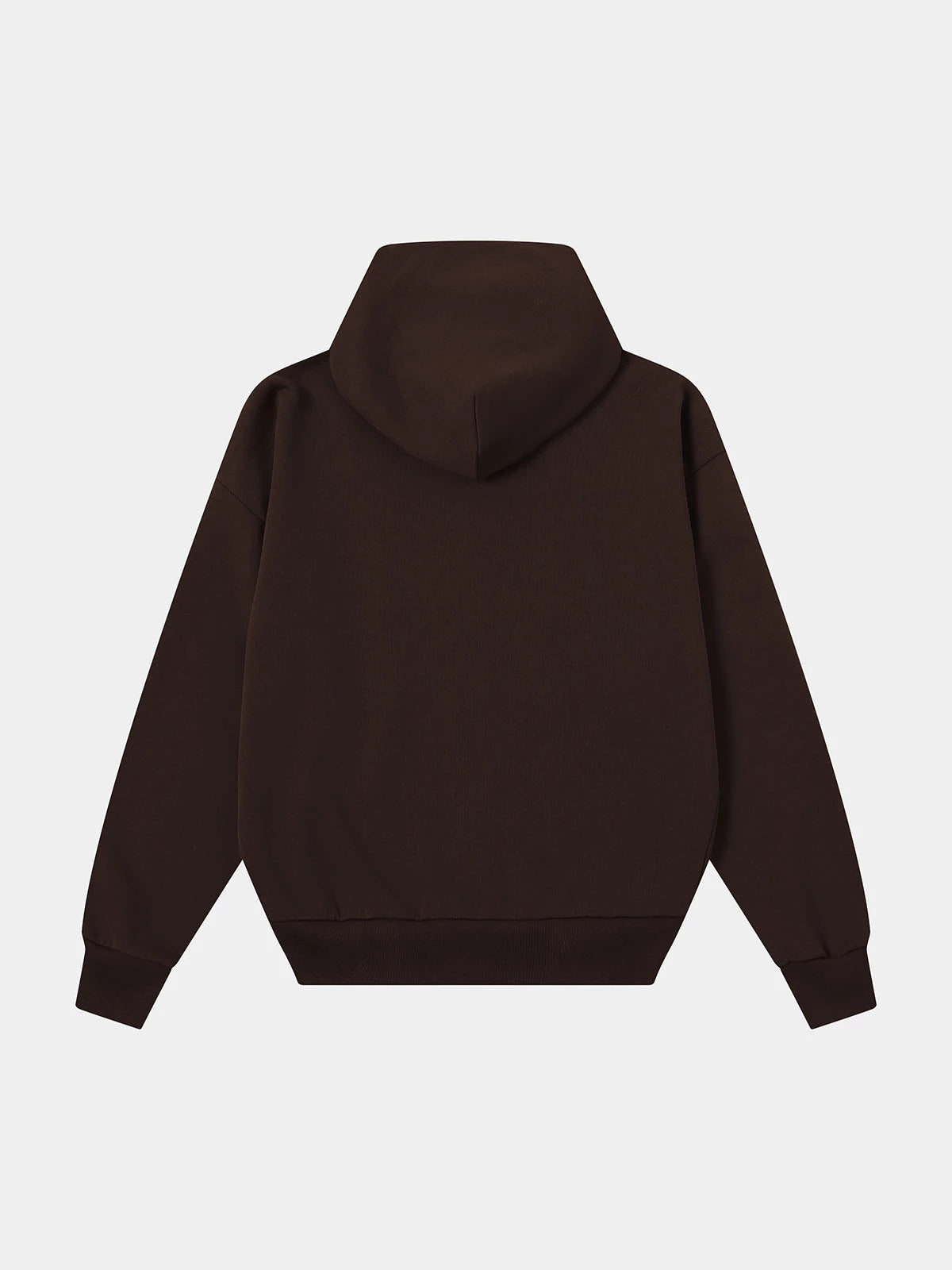 480 GSM BOX 'COFFEE' ZIP-UP HOODIE