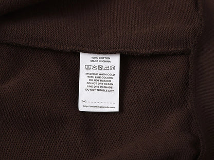 480 GSM BOX 'COFFEE' ZIP-UP HOODIE