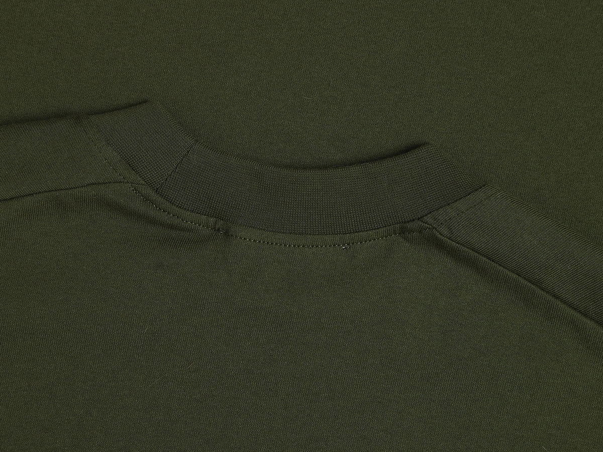 240 GSM BOXY CROPPED FIT 'OLIVE' T-SHIRT