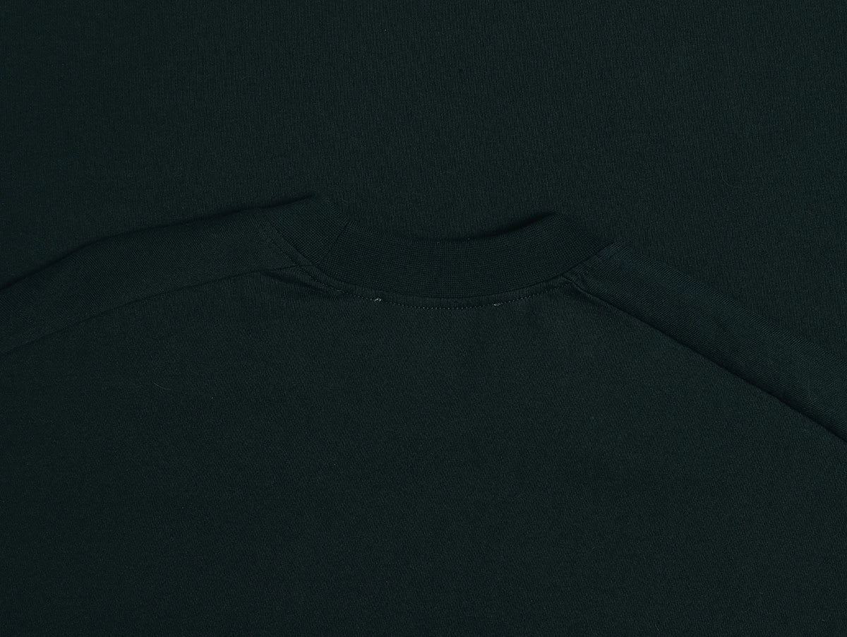 240 GSM BOXY CROPPED FIT 'DEEP GREEN' T-SHIRT