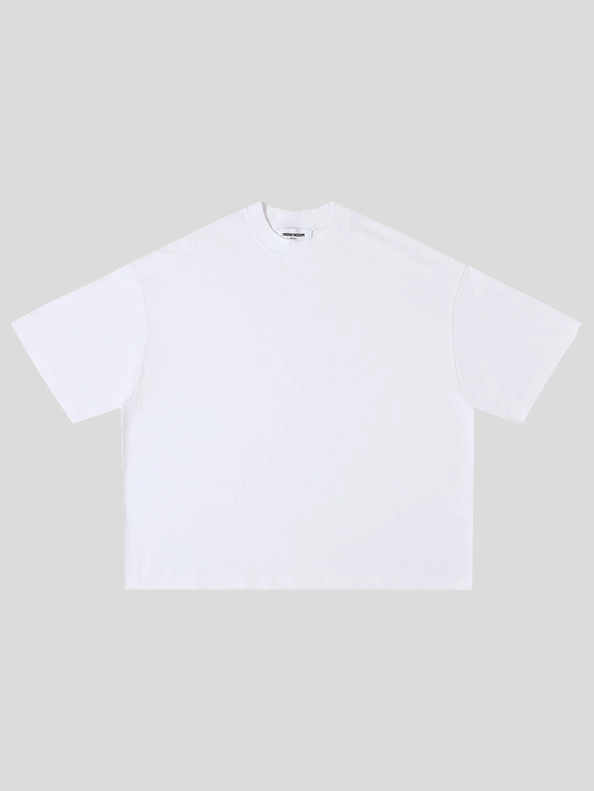 240 GSM BOXY CROPPED FIT 'WHITE' T-SHIRT