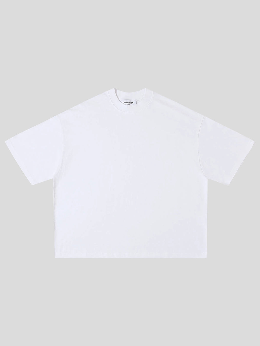 400 GSM BOXY CROPPED FIT 'WHTIE' T-SHIRT