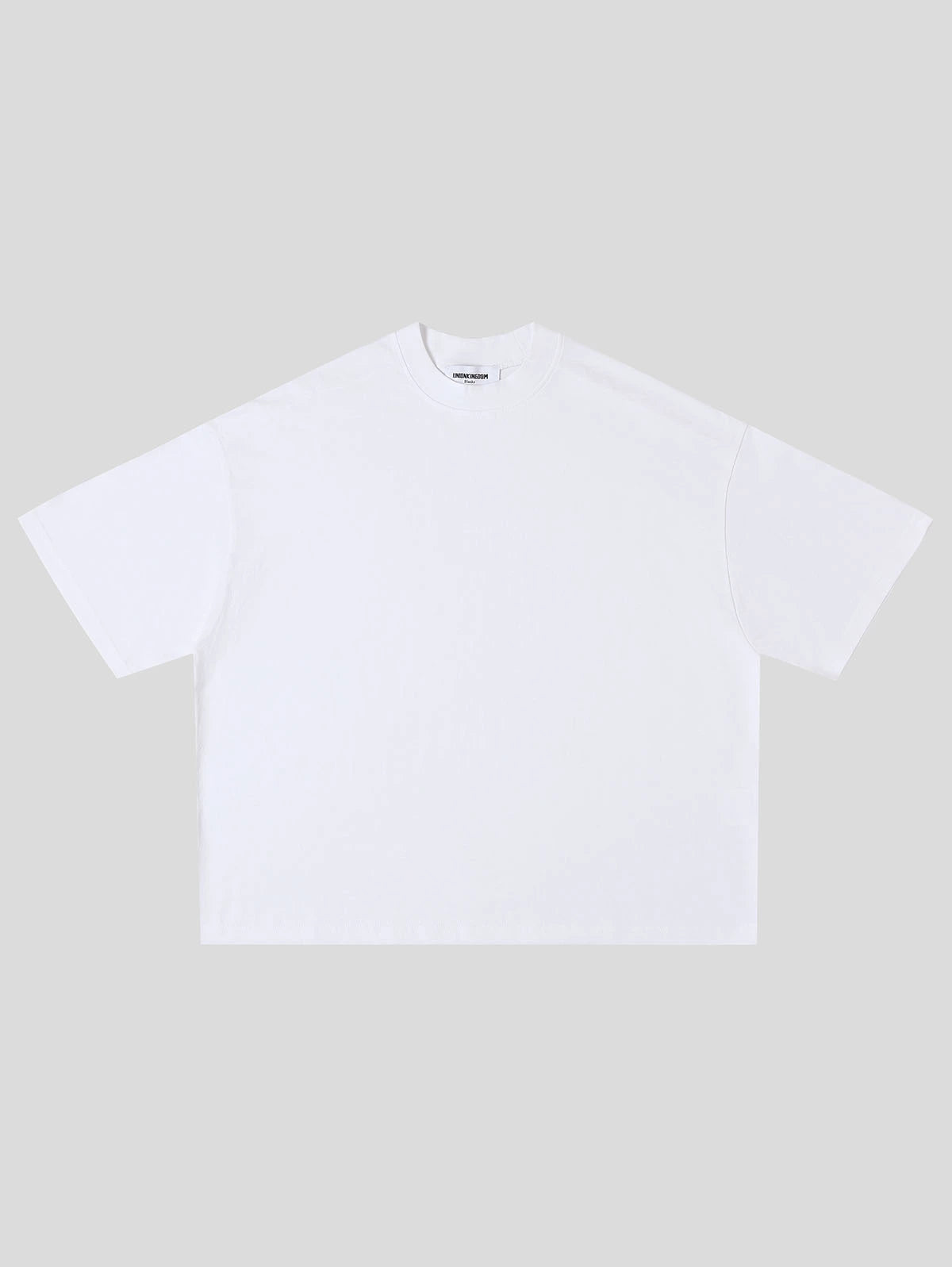 400 GSM BOXY CROPPED FIT 'WHTIE' T-SHIRT