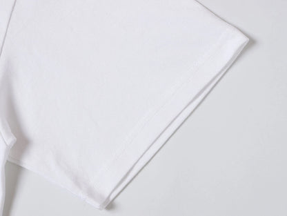 240 GSM BOXY CROPPED FIT 'WHITE' T-SHIRT